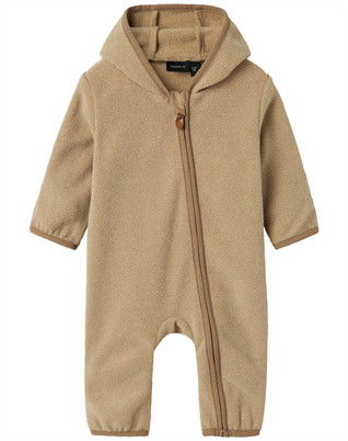 NBNMeeko Fleece Suit - Timber Wolf